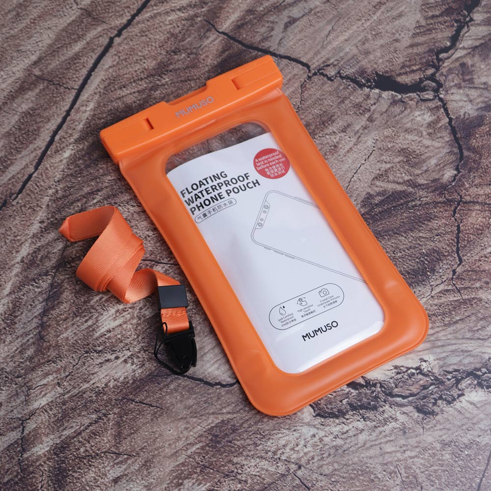 Funda Para Teléfono Impermeable Naranja