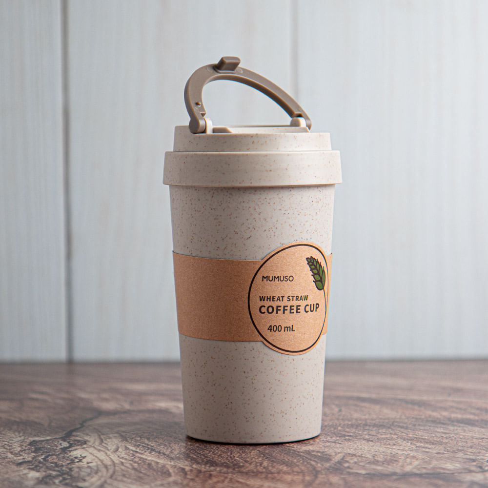 Taza De Café Con Sorbete Ecologico Estilo Nórdico Kaki X 400Ml