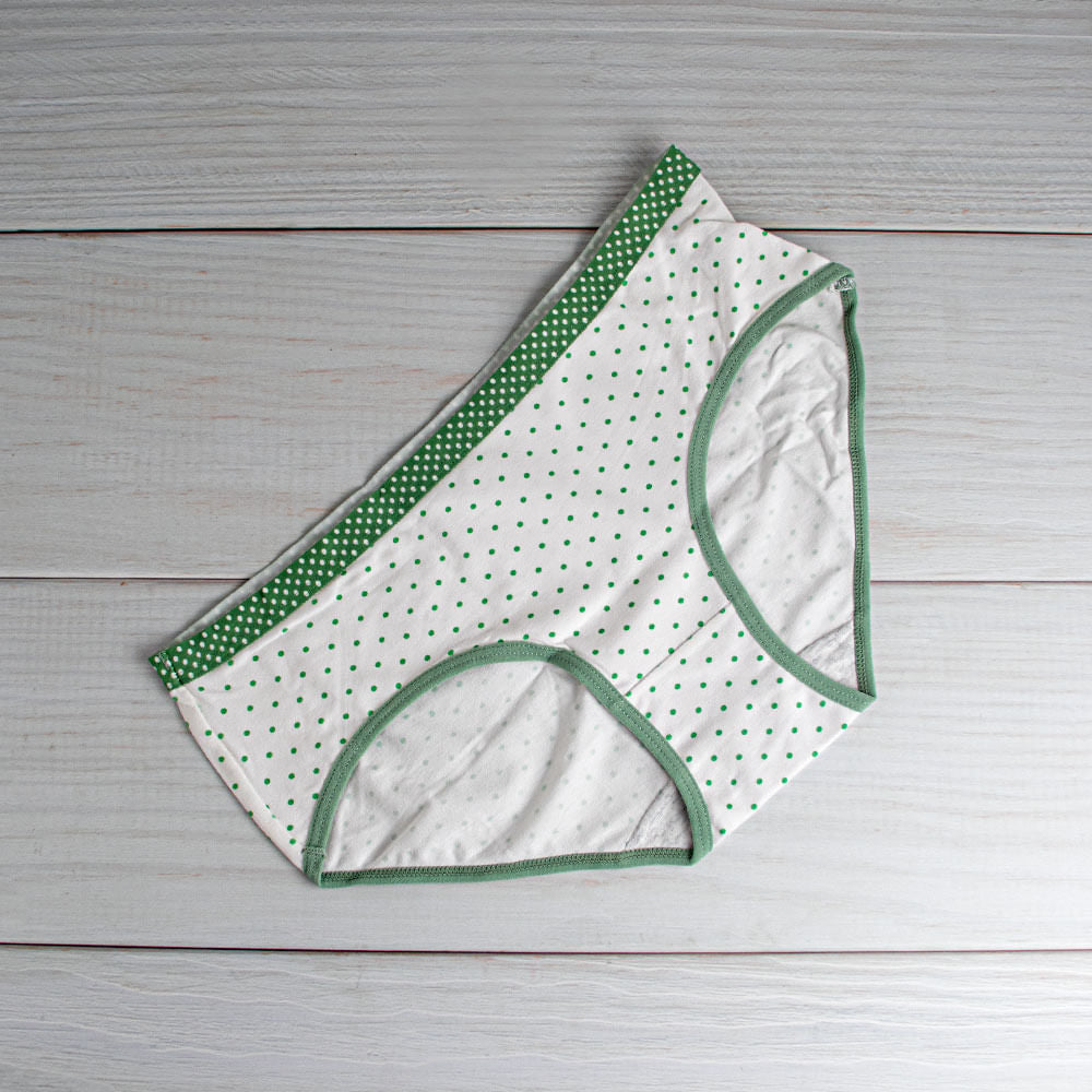 Ropa Interior Mujer Puntos Verde M 1 Pack