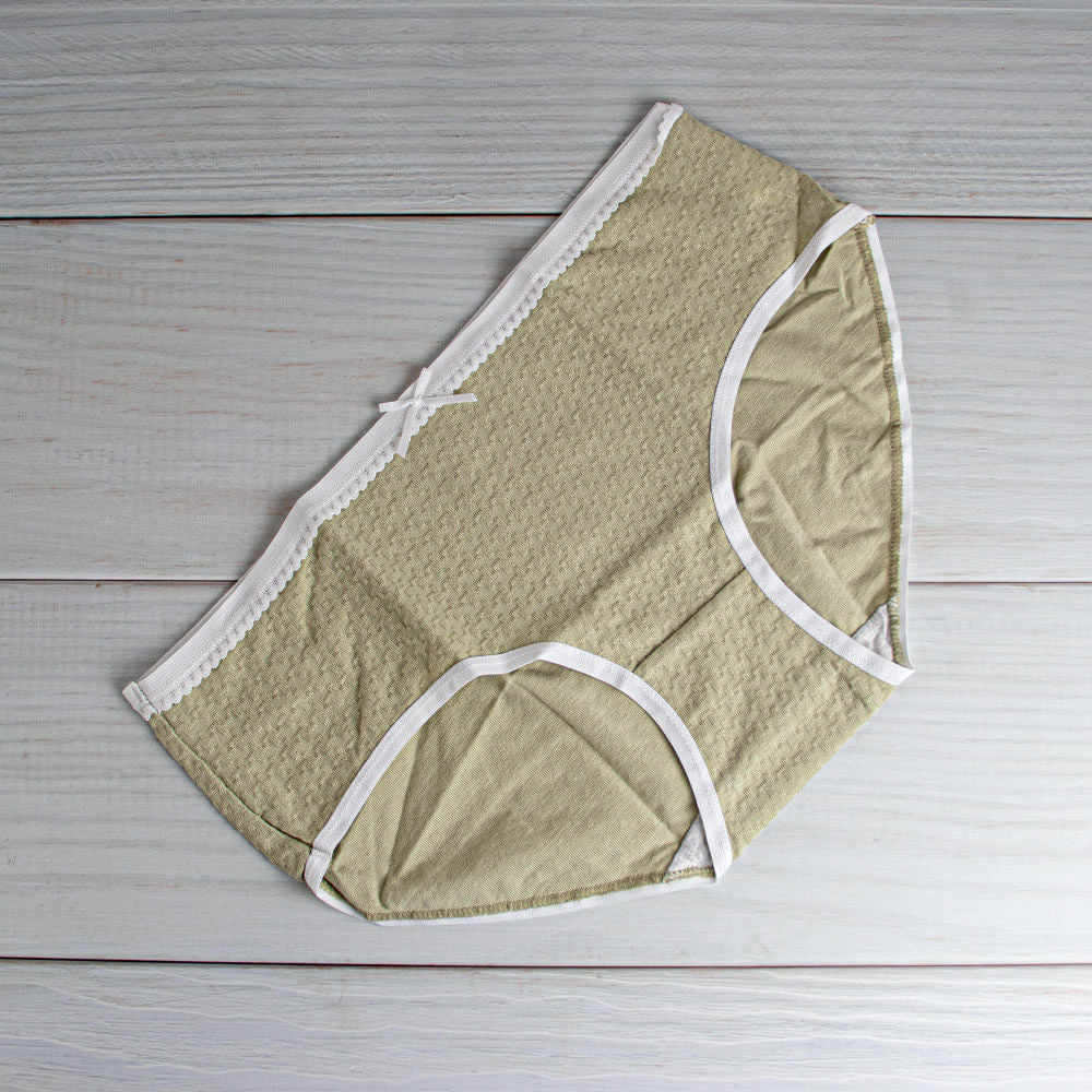 Ropa Interior Mujer Jacquard Verde L