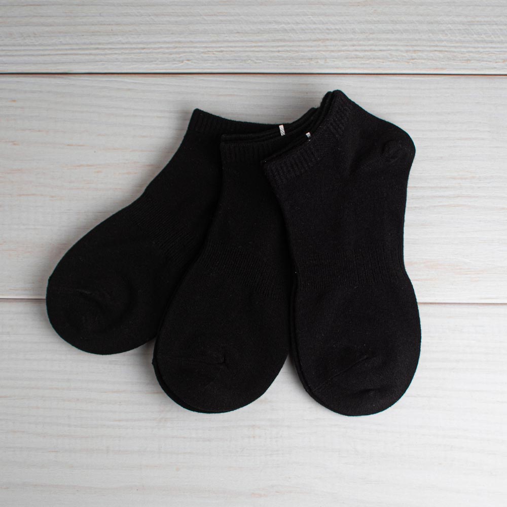 Calcetines Bajos Mujer 3 Pares Negro
