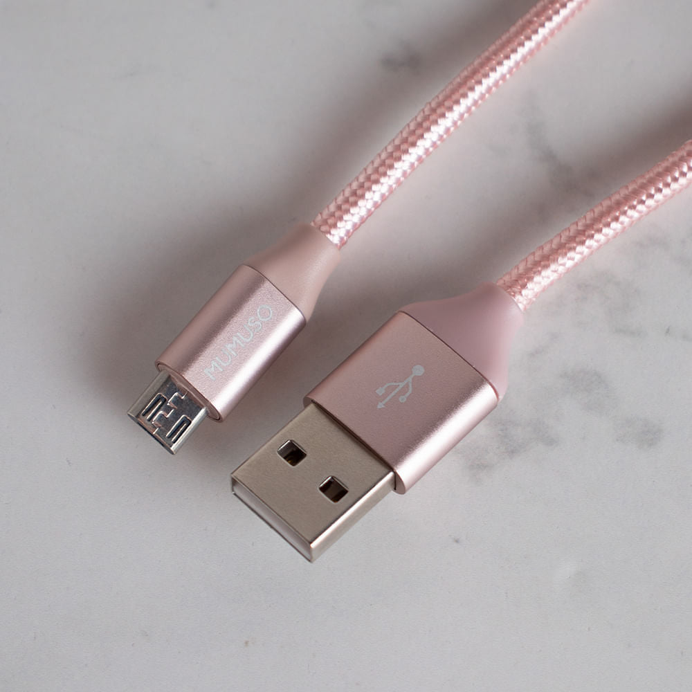 Cable USB Android Oro Rosa 2M