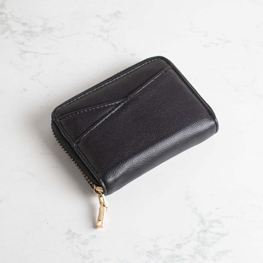 Zip Card Bag Black