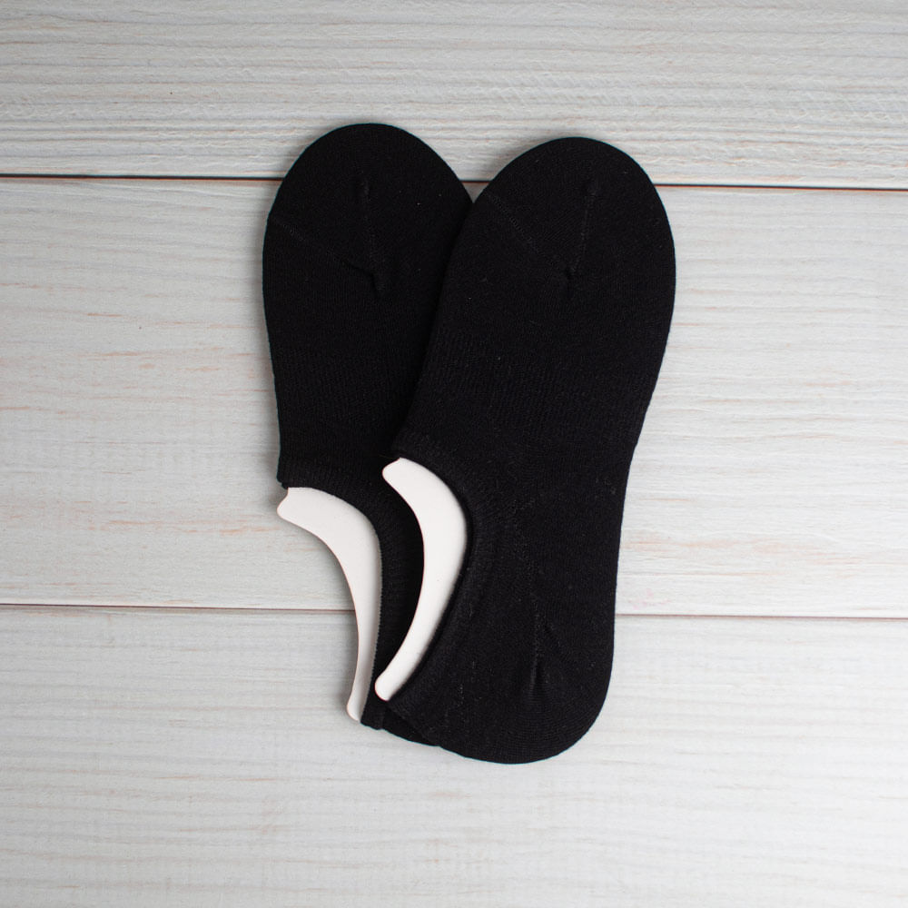 Calcetines No Show Mujer 2 Pares Negro - 2