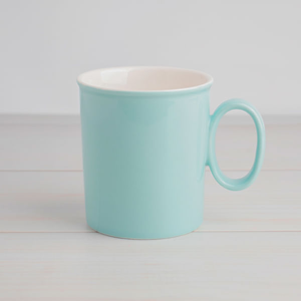 Taza De Ceramica Celeste