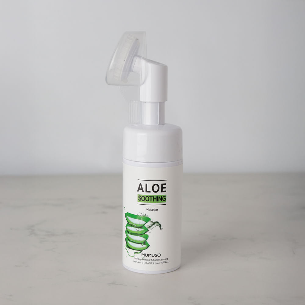 Desmaquillante y Limpiador Facial Espumoso de Aloe
