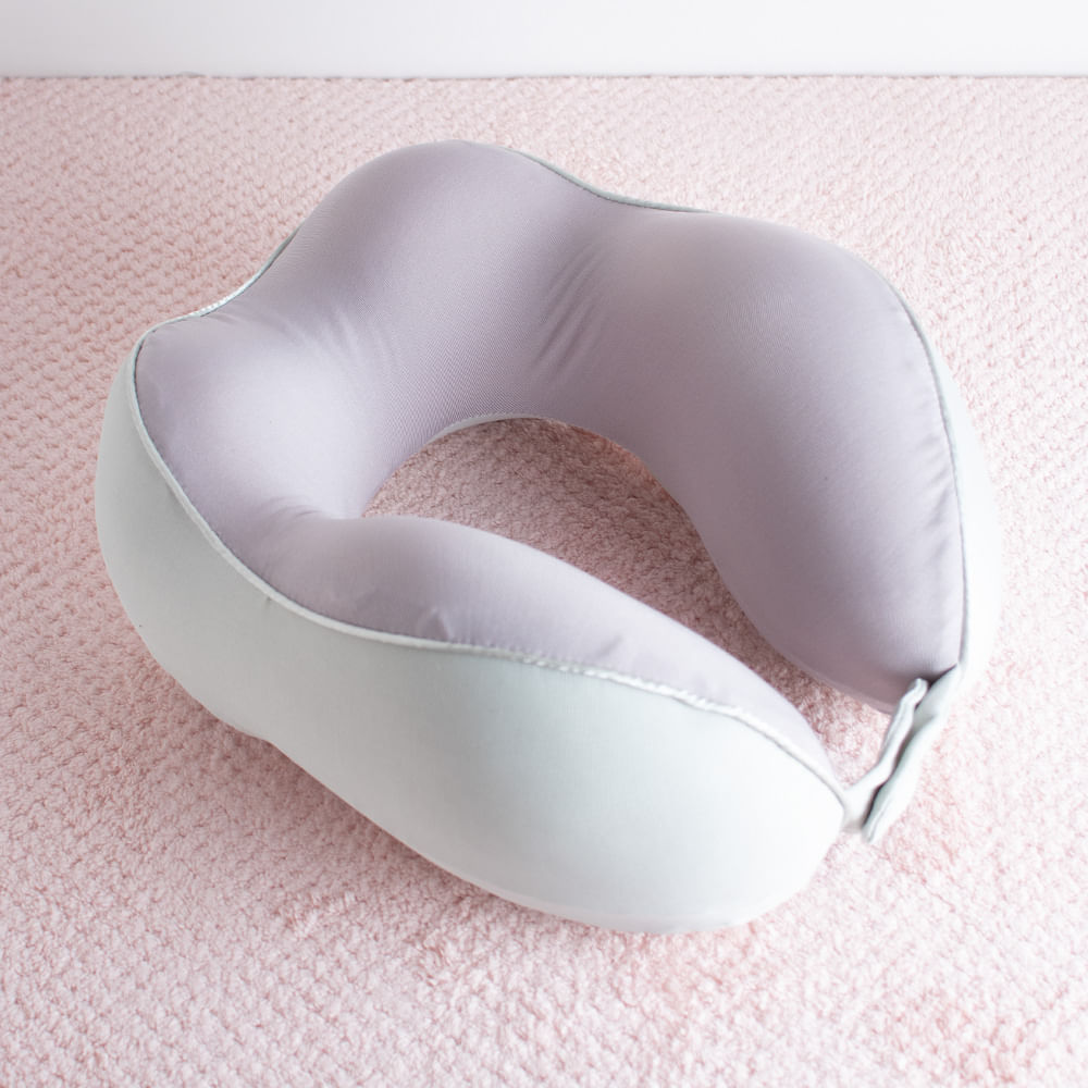 Almohada de Espuma para Cuello Gris