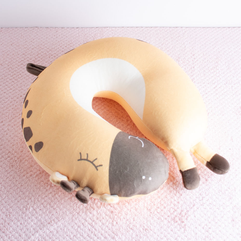 Almohada De Cuello U-Shaped De Dibujos Animados Jirafa