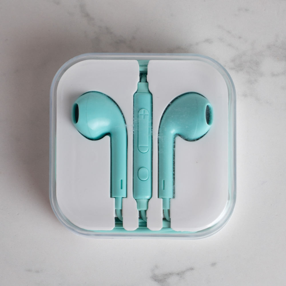 Auriculares De Moda Coloridos-Verde