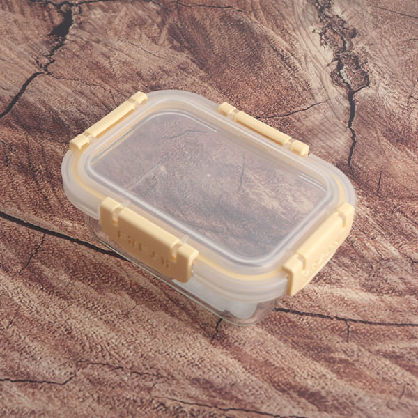 Taper de Vidrio Rectangular 400 ml - Amarillo
