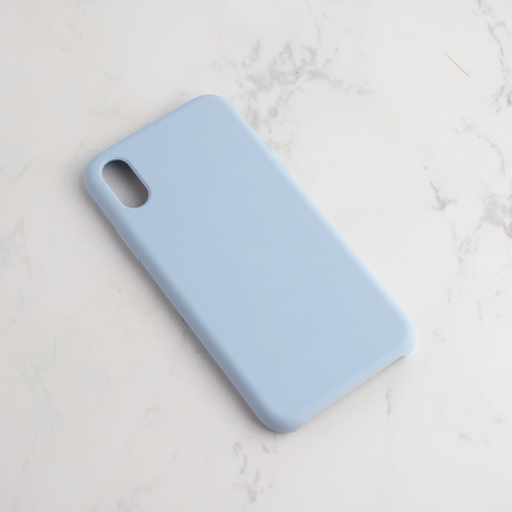 Funda De Silicona Para Teléfono-Iphone X Azul