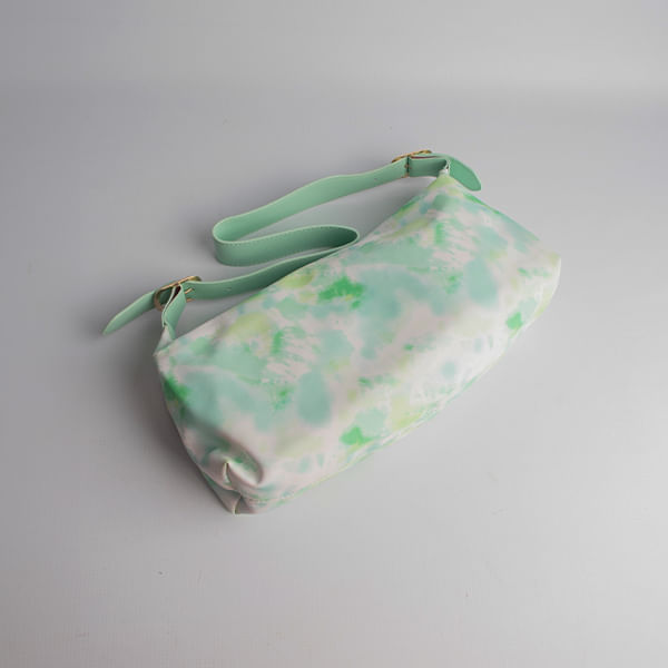 Bolso De Hombro Tie Dye Verde