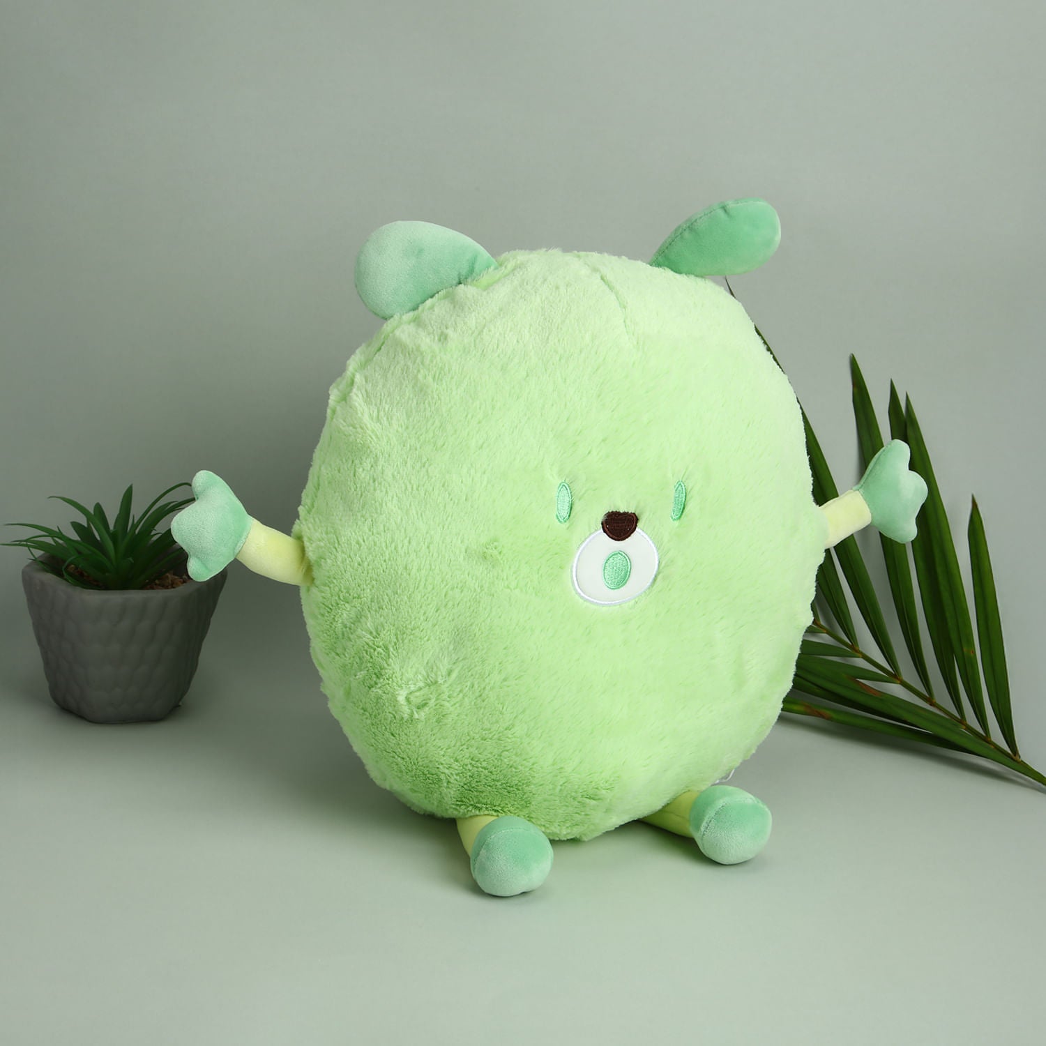Almohada de Oso Adorable Verde