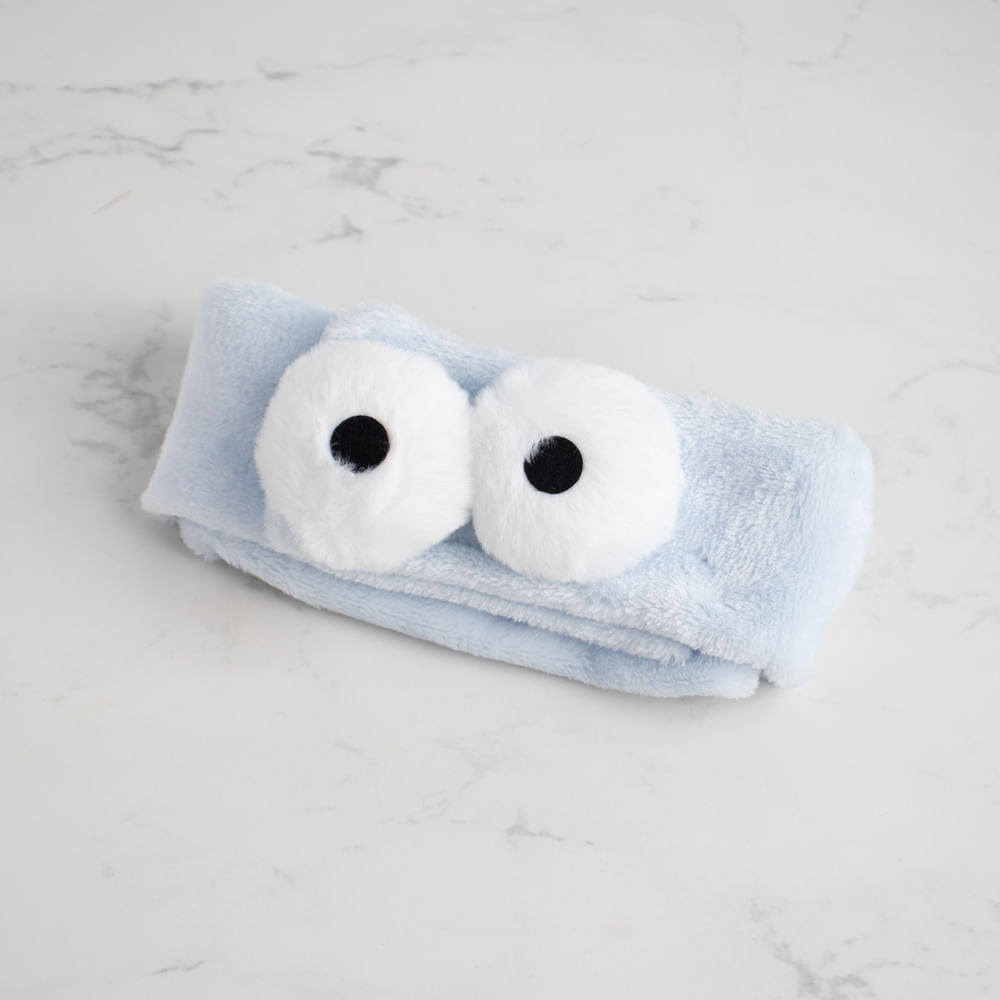 Vinchas Con Ojos Grandes Y Velcro Azul