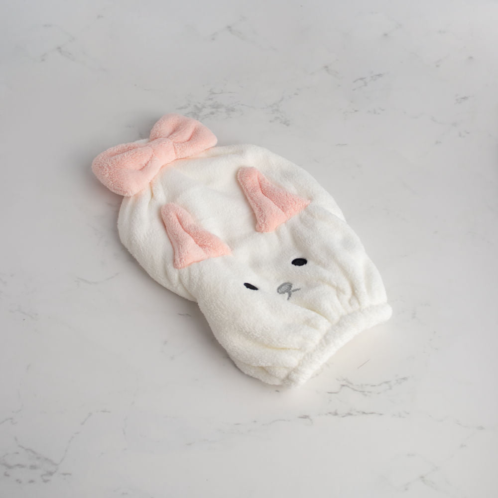 Gorro de Oreja de Gato Para Secar Cabello
