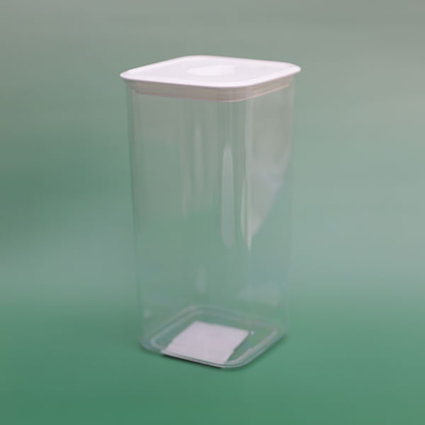 Airtight Food Storage Jar With Square Lid-1800 Ml