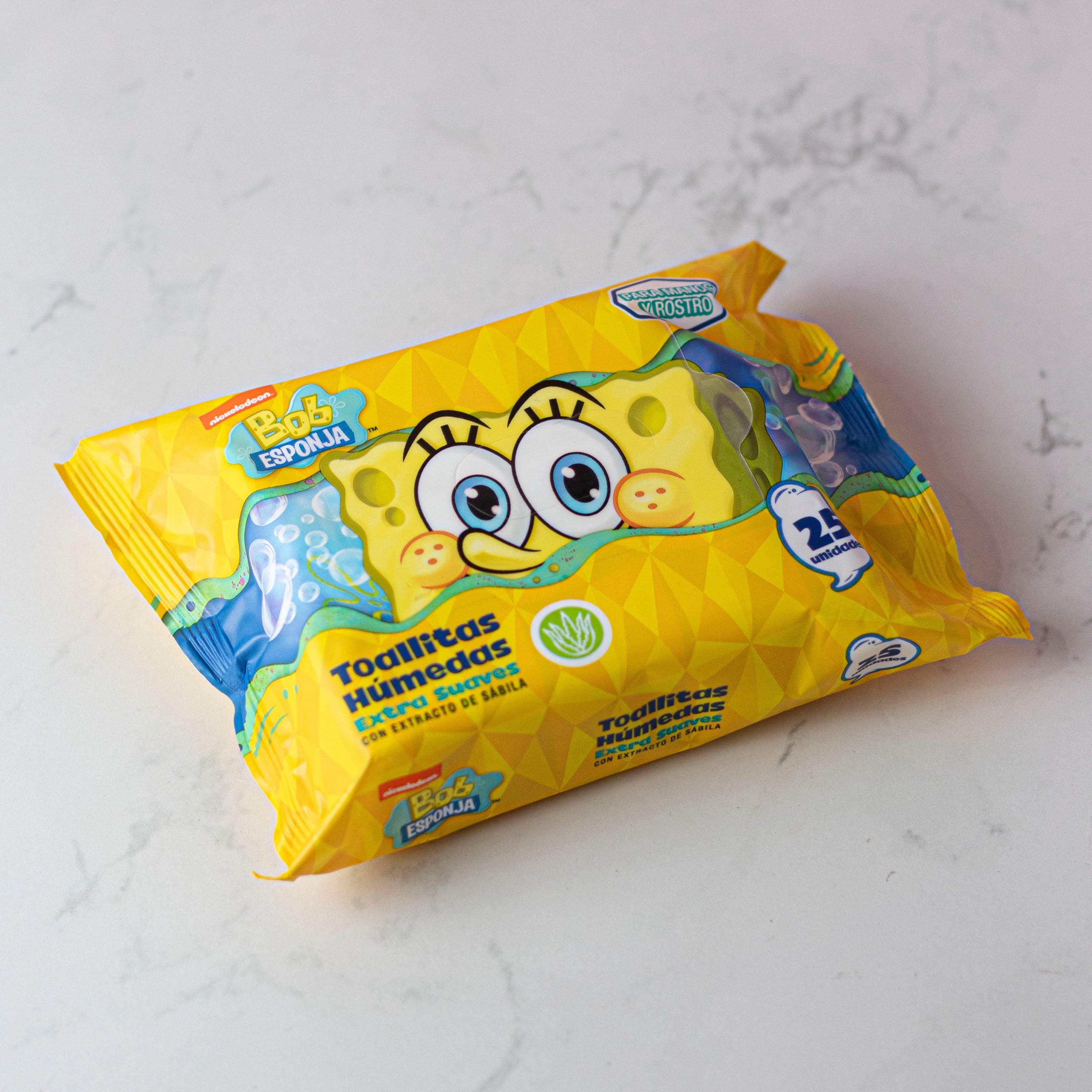 Wipes Bob Esponja X 25Un