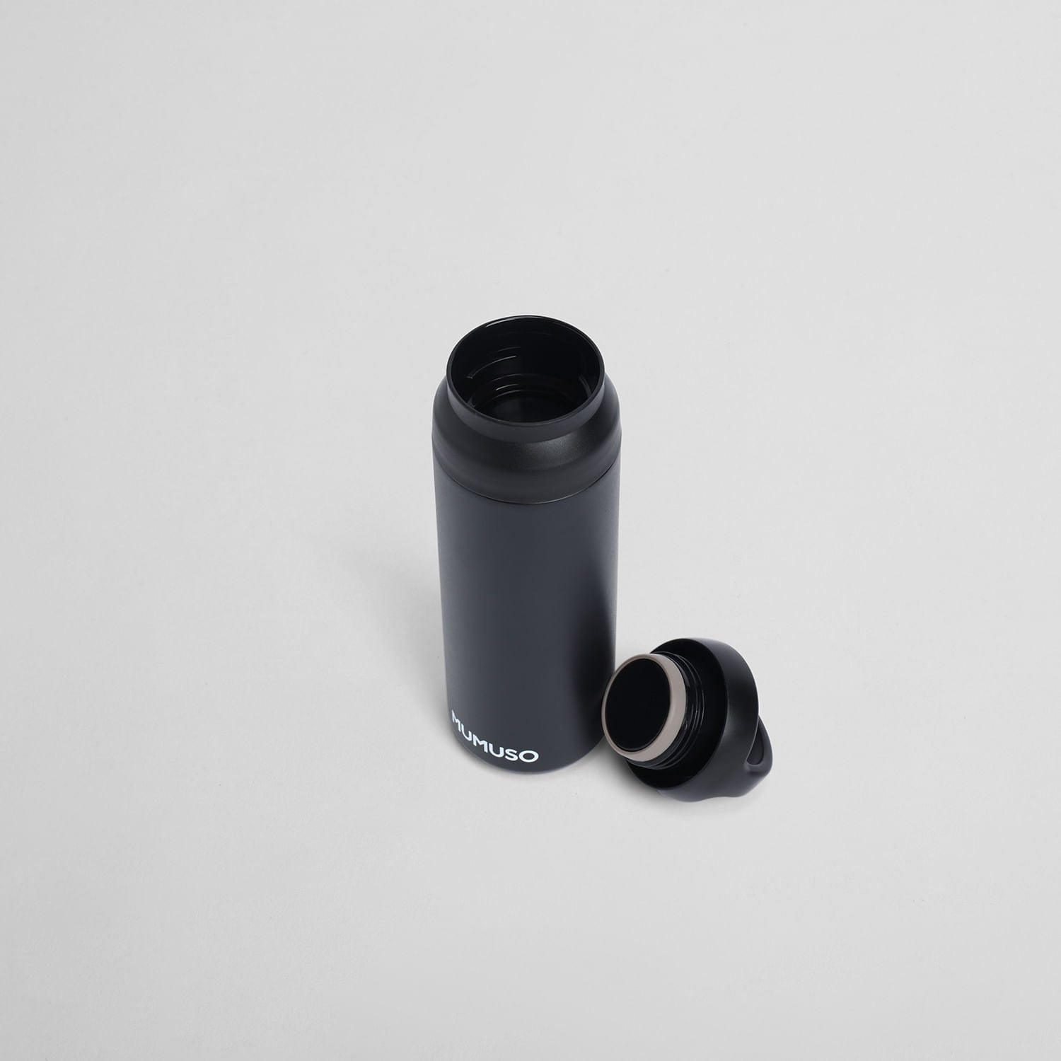 Vaso Aislado Portátil Negro 450 ml