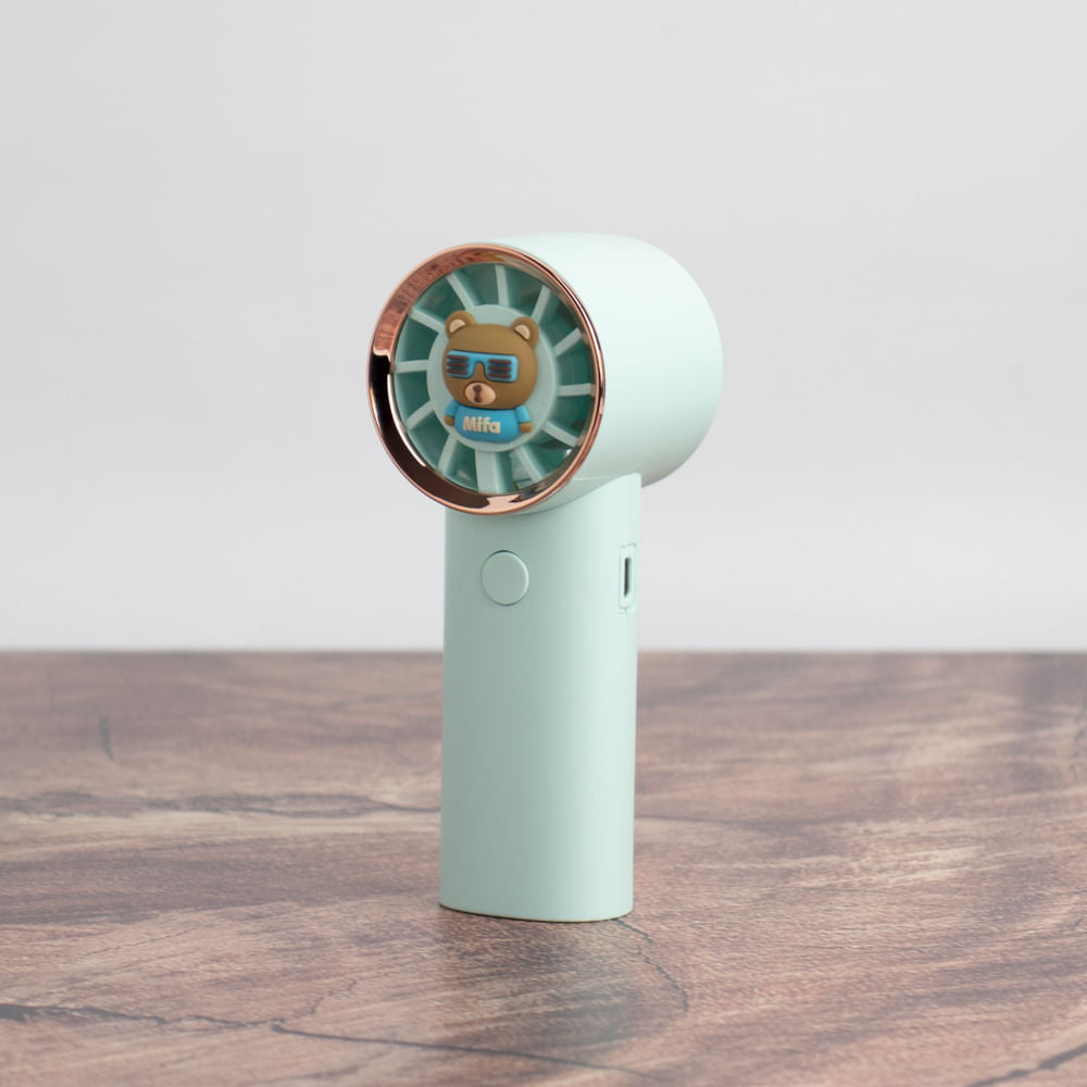 Mini Ventilador De Mano-Azul