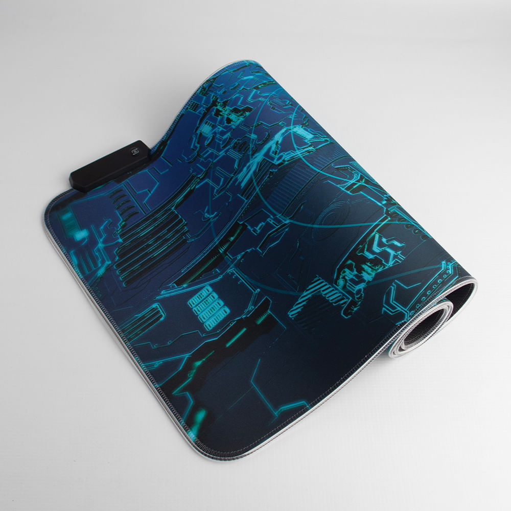 Mouse Pad Gaming Rgb De Carga Inalambrica