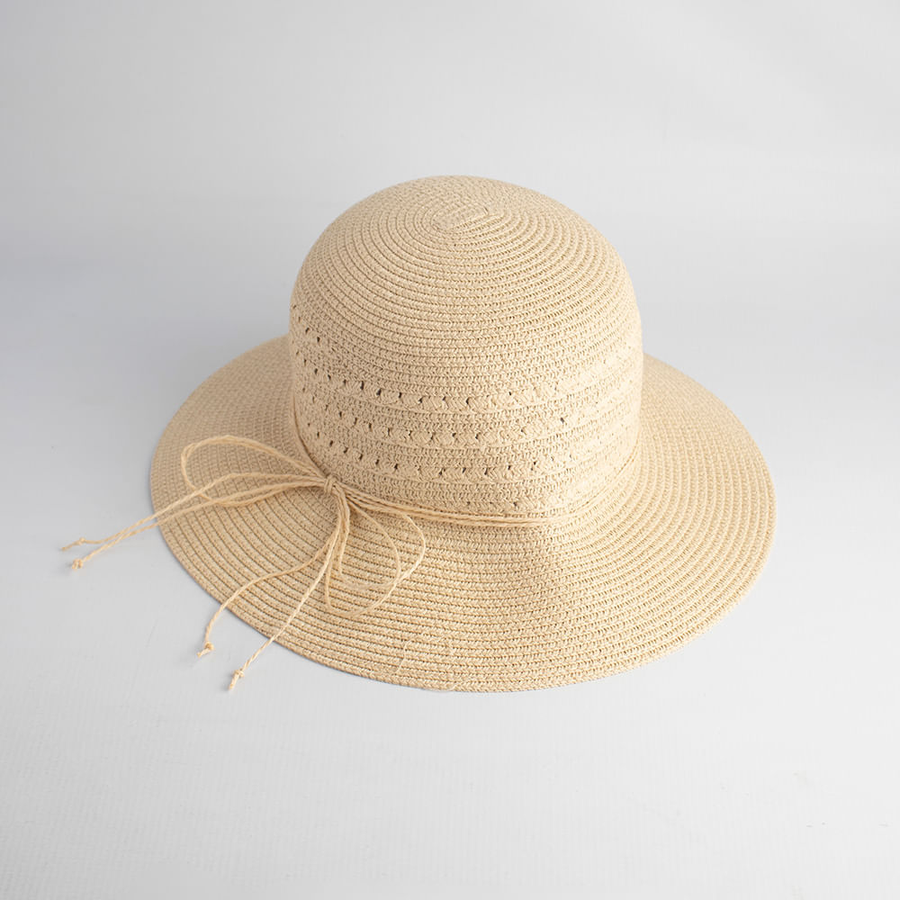 Sombrero De Paja Para El Sol Beige