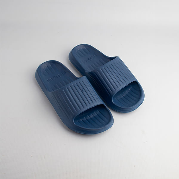 Men'S Striped Slippers Blue 40-41