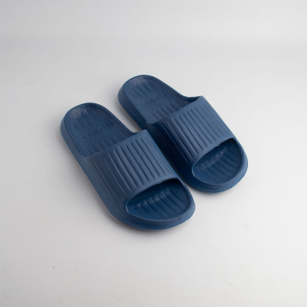 Men'S Striped Slippers Blue 42-43