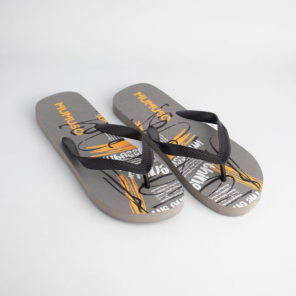 Sandalias De Hombre Doodle Gris 40-41