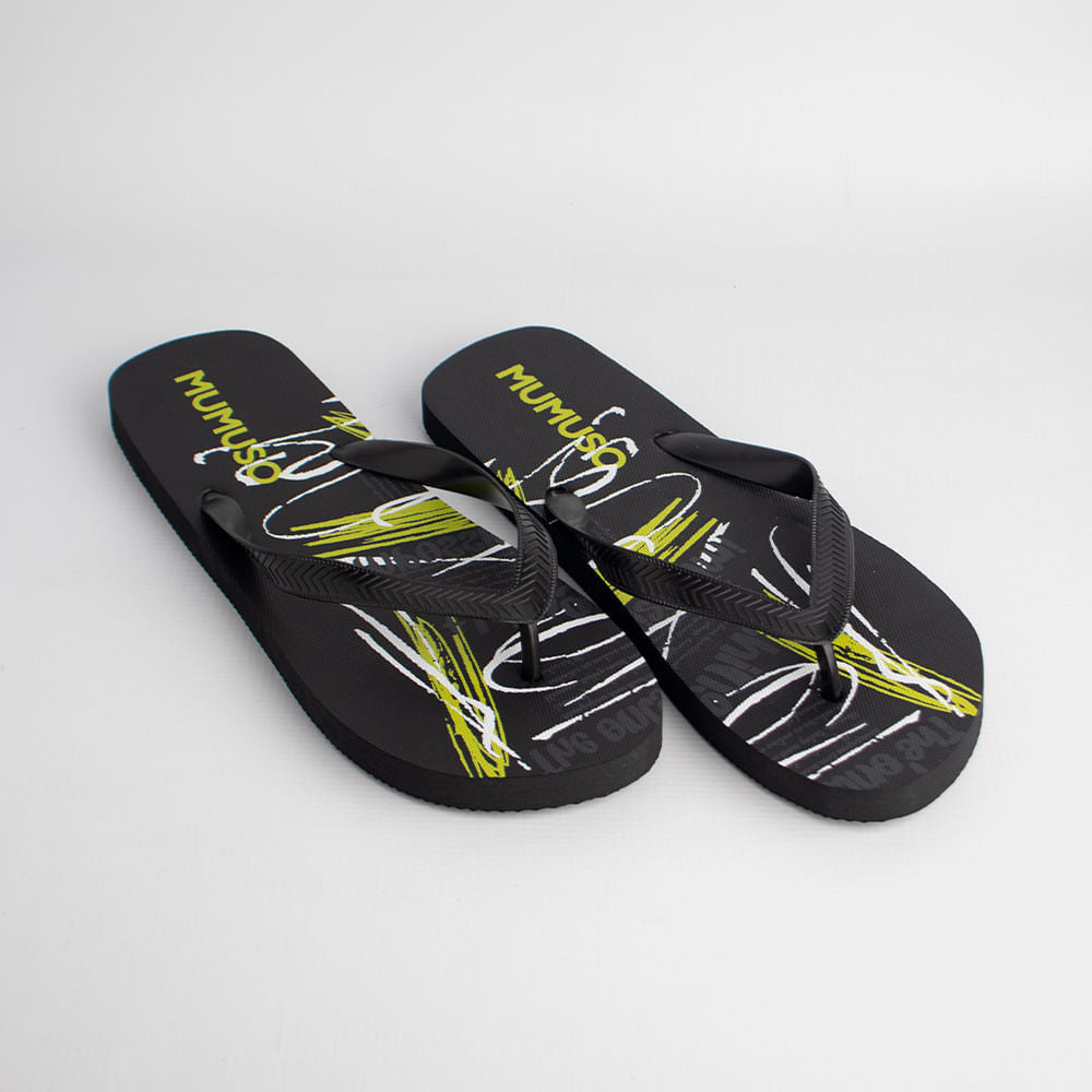 Sandalias De Hombre Doodle Negro 40-41
