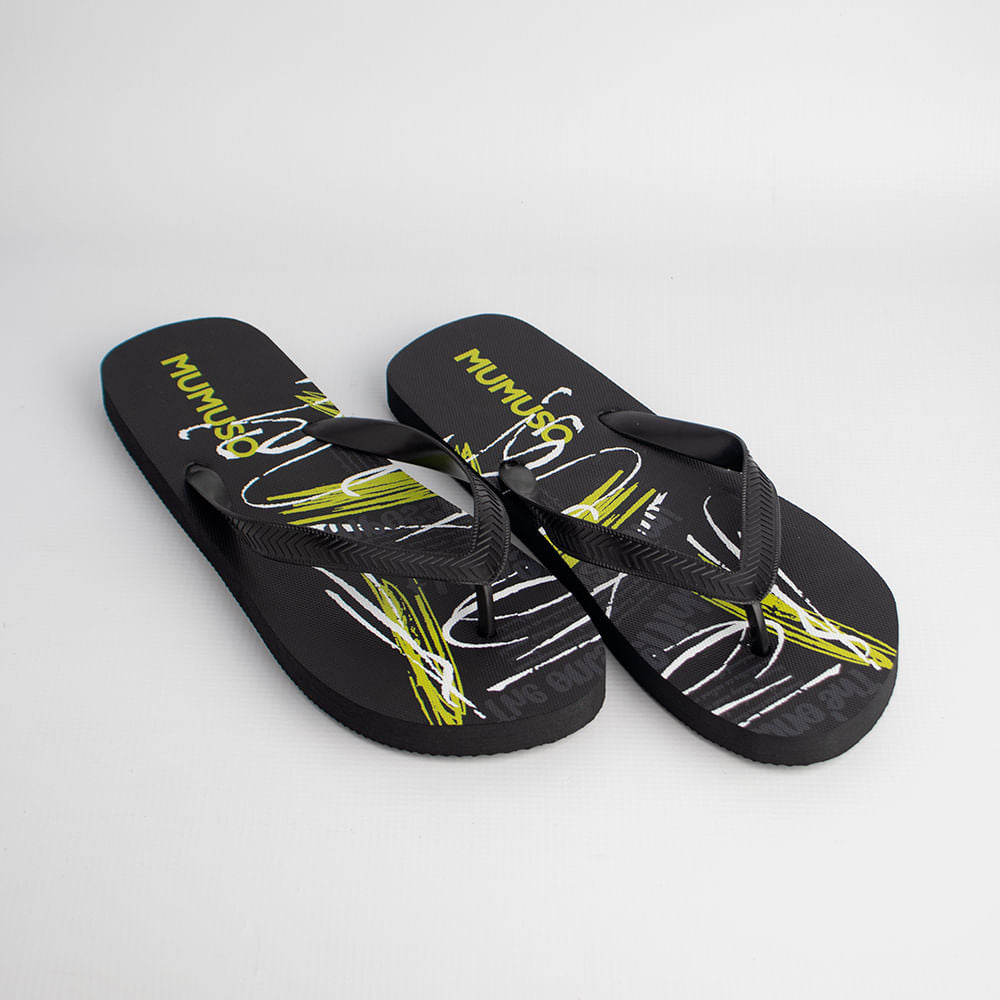 Sandalias De Hombre Doodle Negro 42-43