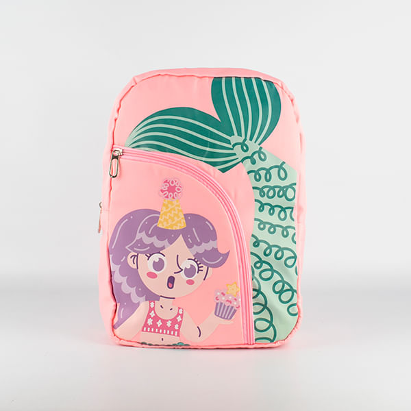 Mochila Diseño de Sirena Rosa