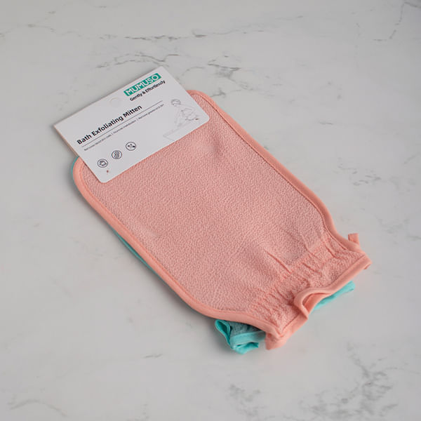 Manopla Exfoliante De Baño Ultrafina Pack De 2