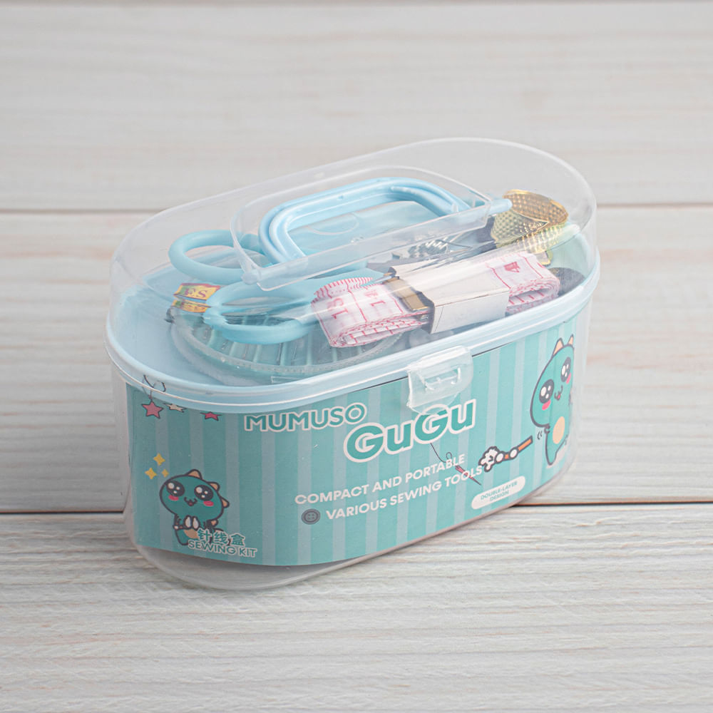 Kit De Costura De Dibujos Animados Azul Es