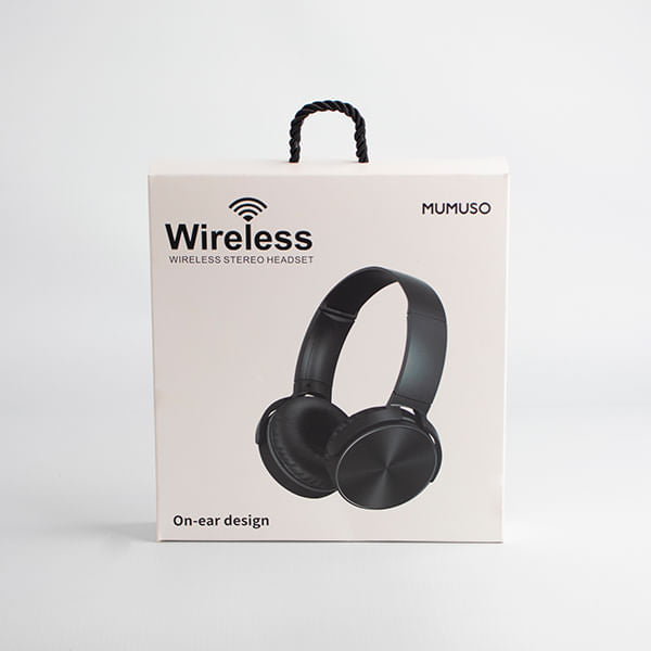 Auriculares On-Ear Inalambricos De Alta Calidad-Negro