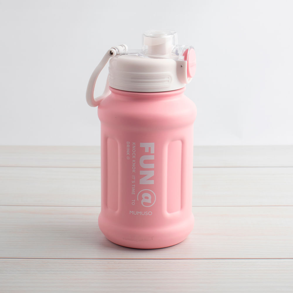 Botella De Agua Isotérmica Deportiva Con Sorbete Rosa 600 Ml