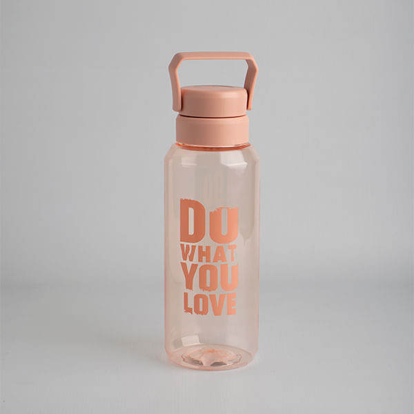 Botella de Plástico con Asa Rosa 1200 ml
