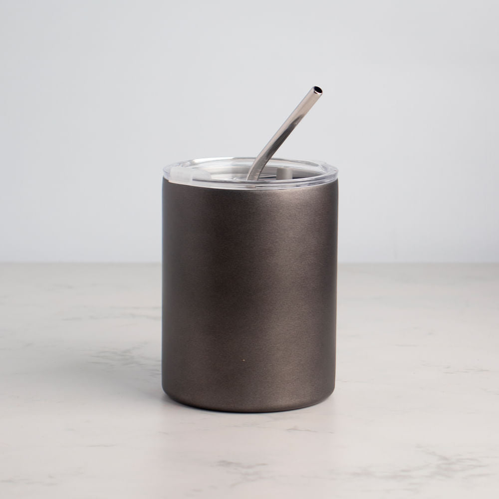 Vaso Isotermico Para Café Con Sorbete Negro 350 Ml