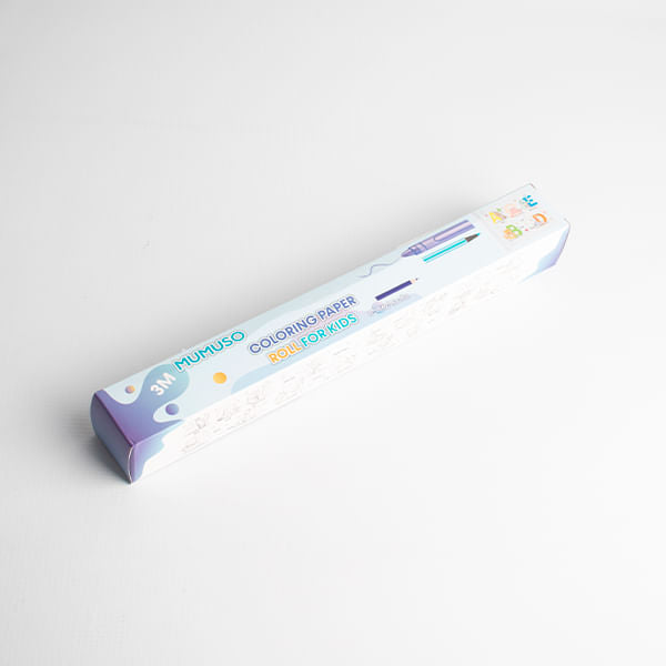 Rollo De Papel Para Colorear Para Niños Letras Divertidas