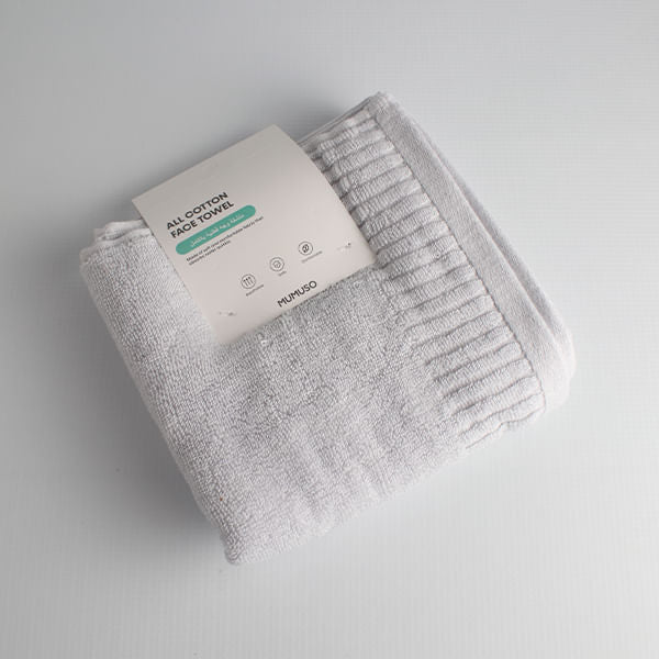Toalla De Algodon Para La Cara Gris