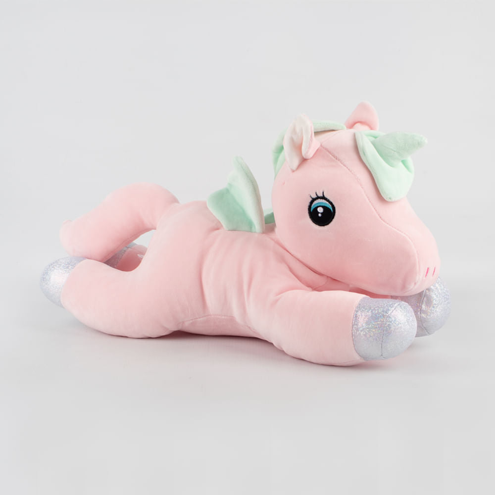 Peluche Unicornio 50 Cm Rosa
