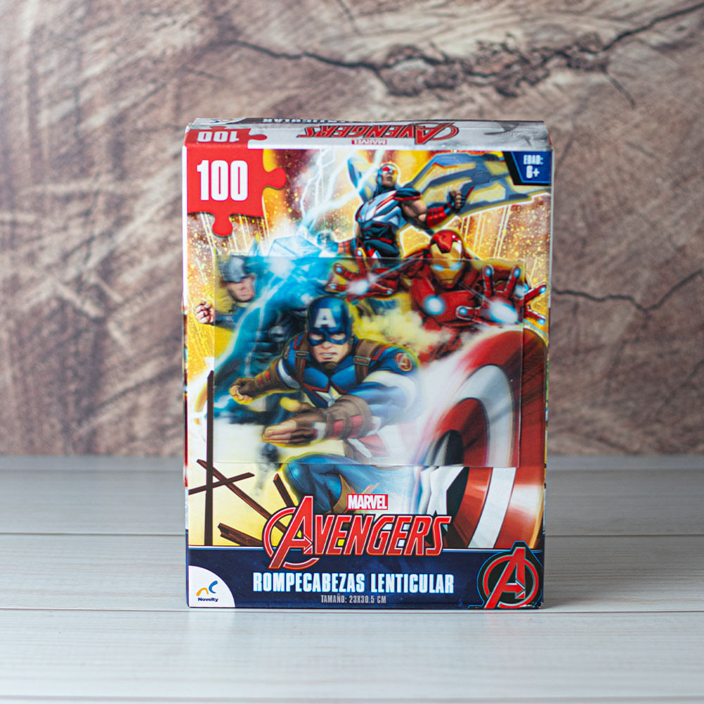Rompecabezas Lenticular 100Pzas Avengers Disney