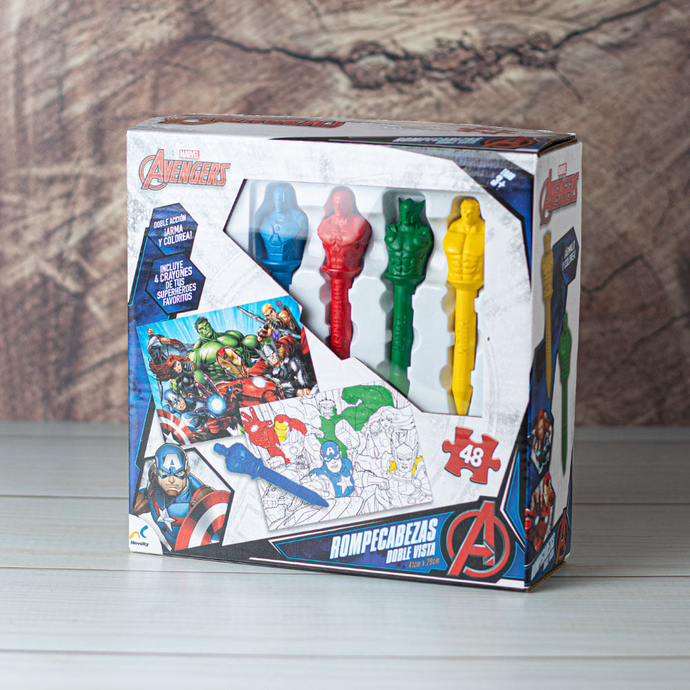 Rompecabezas Doble Vista 48Pzas Avengers Disney