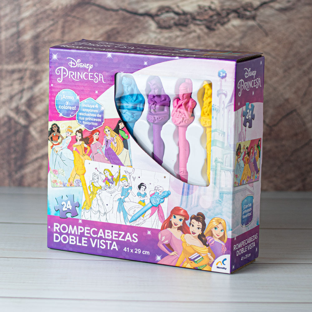 Rompecabezas Doble Vista 24Pzas Princesas Disney