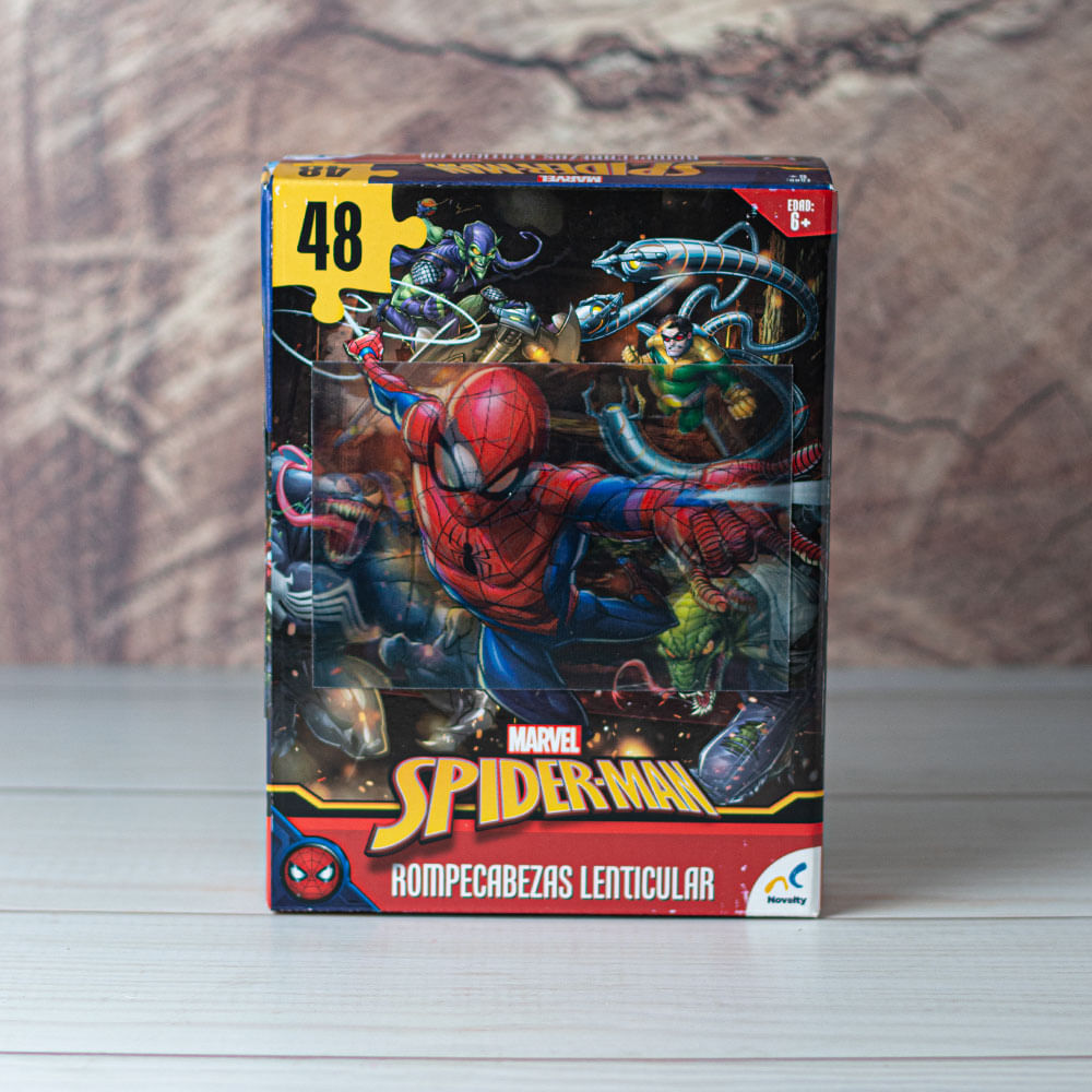 Rompecabezas Lenticular 48Pzas Spiderman Disney