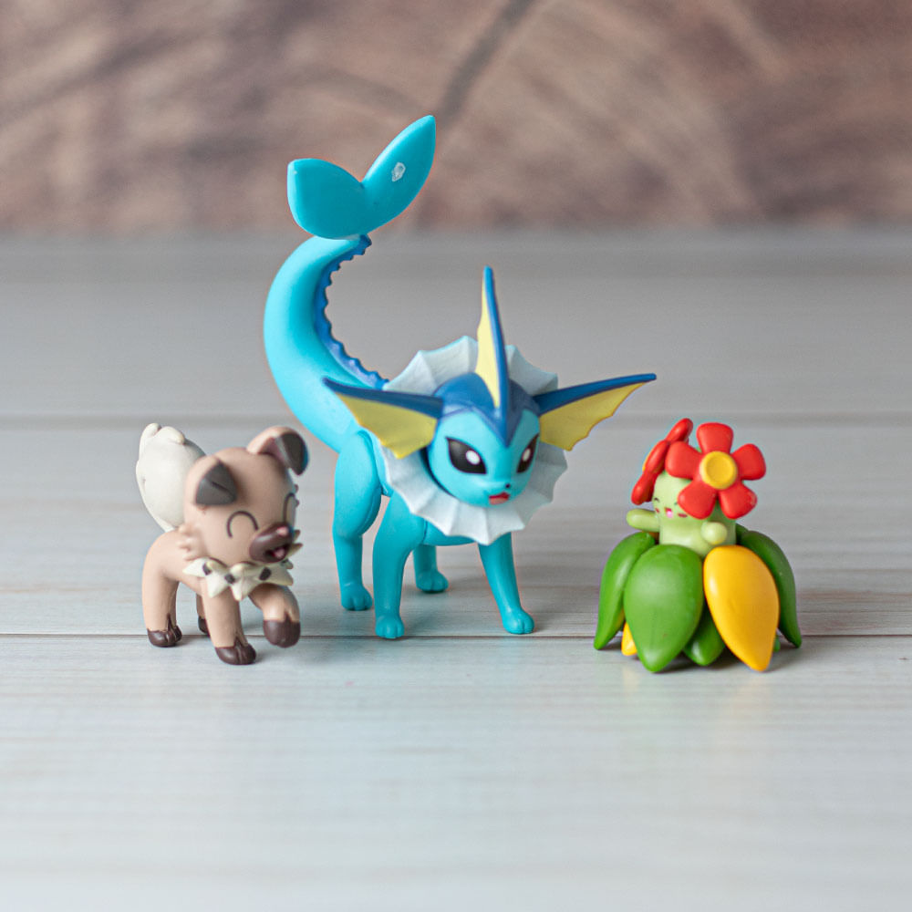 Pack X3 Figuras De Batalla Pokemon