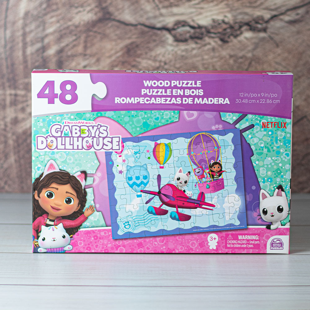 Rompecabezas 48Pz De Madera Gabbys Dollhouse