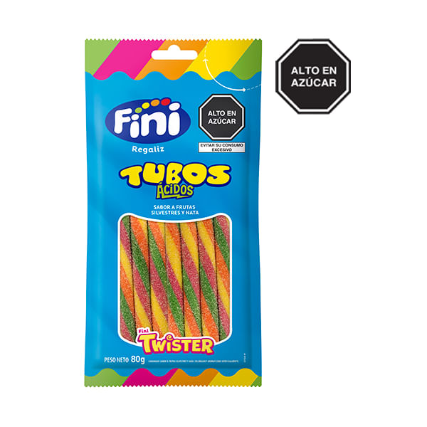 Regaliz Twister Acido 80G
