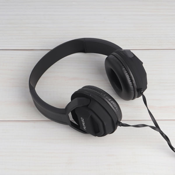 Auriculares Over-Ear Con Cable Y Jack De 3,5 Mm Negro
