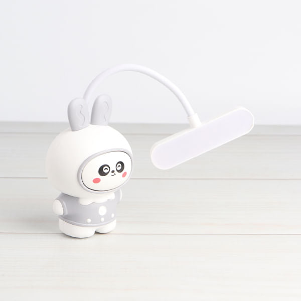 Lampara De Escritorio Cute Rabbit Blanca