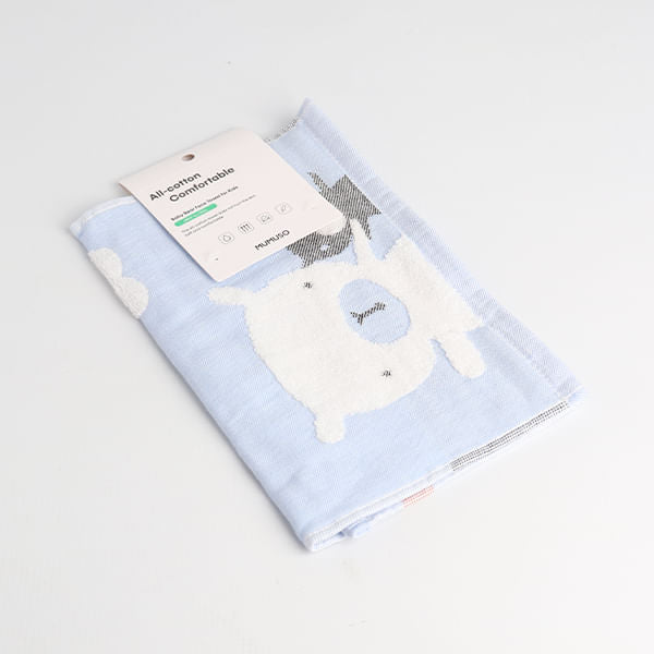 Toalla De Oso Para Niños Azul
